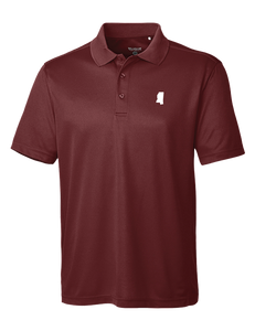The Essential Crooked Letter Polo | Maroon