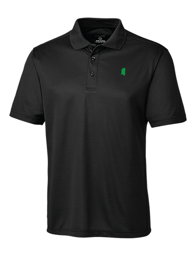 The Essential Crooked Letter Polo | Black/Kelly
