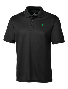 The Essential Crooked Letter Polo | Black/Kelly